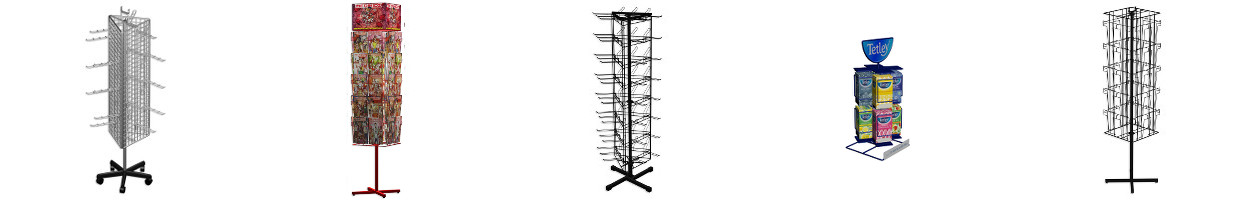 Bespoke Metal Spinner Stands floor stands and counter stands